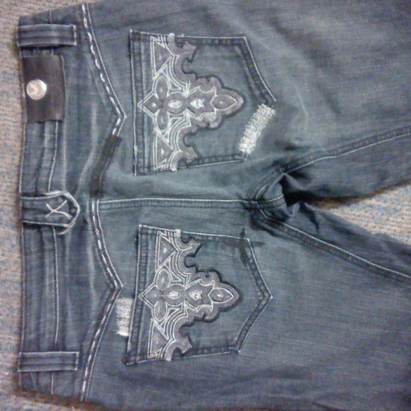 Antik Denim Blue Boot Cut Jeans - Picture 8 of 13